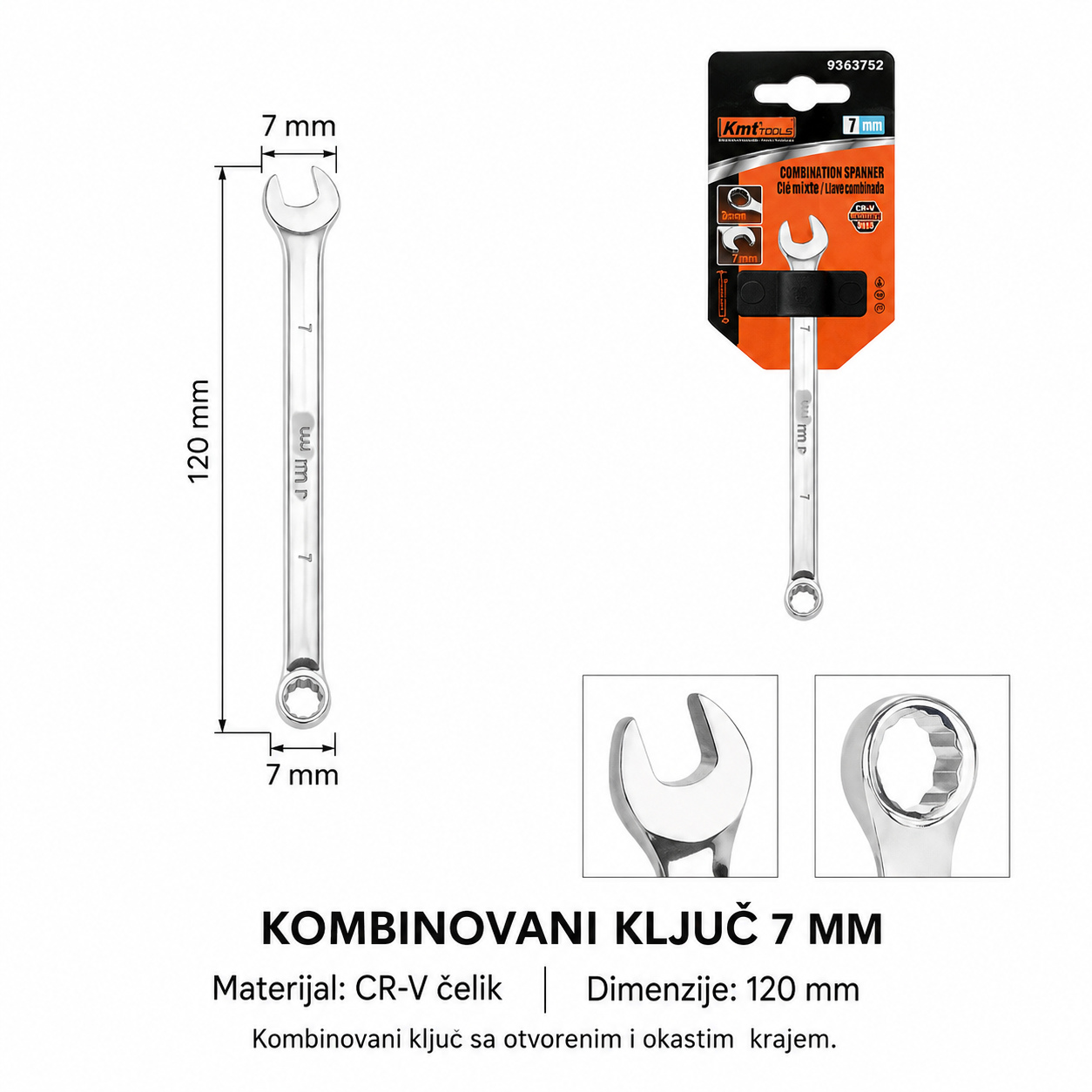 KMT Kombinovani ključ 9363752