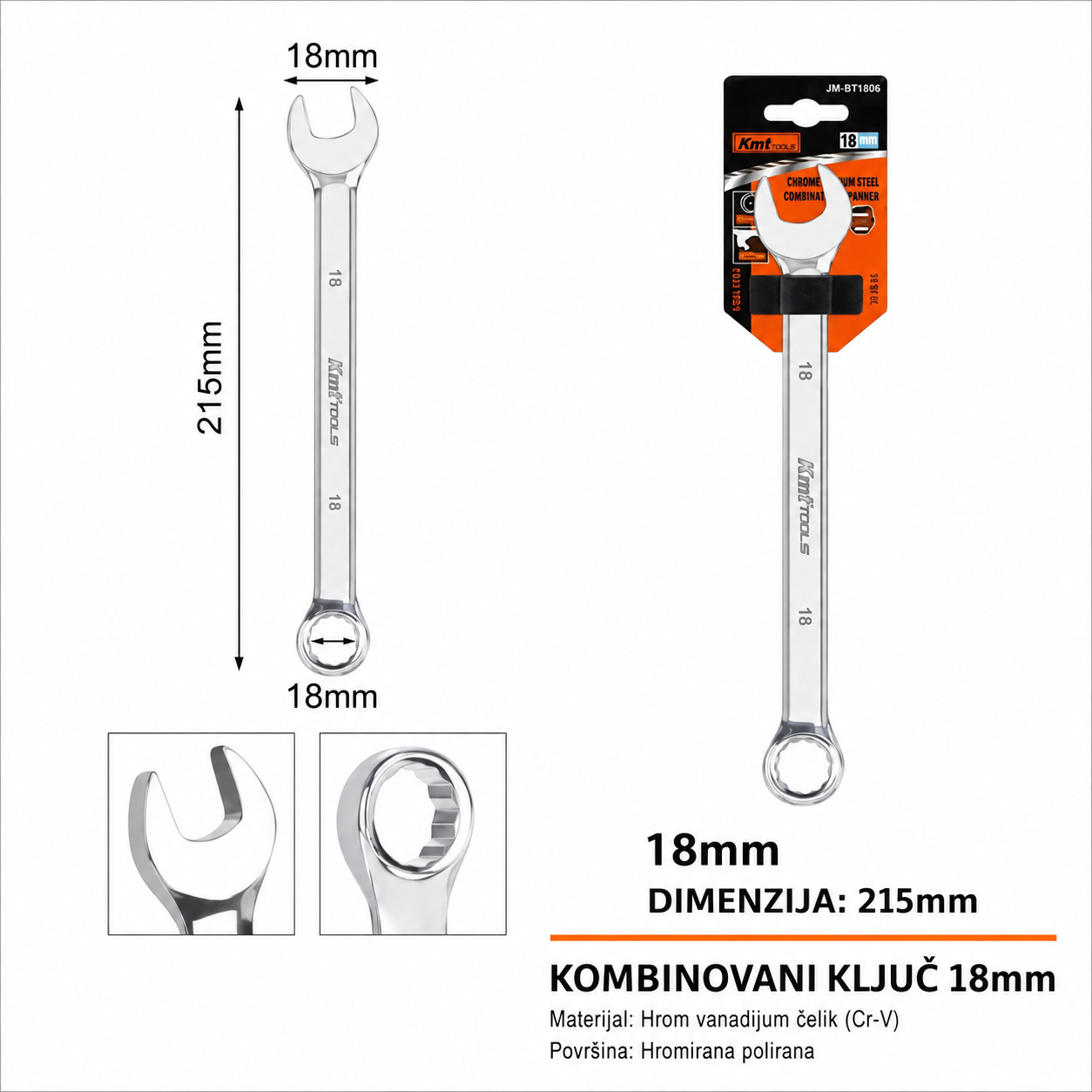 KMT Kombinovani ključ 9363763