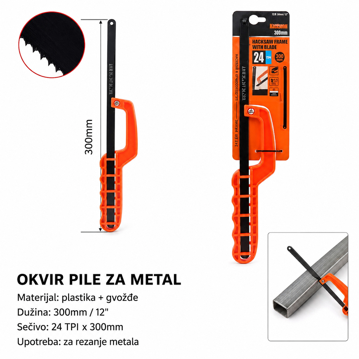 KMT Plastična testera 10 inča 9363797