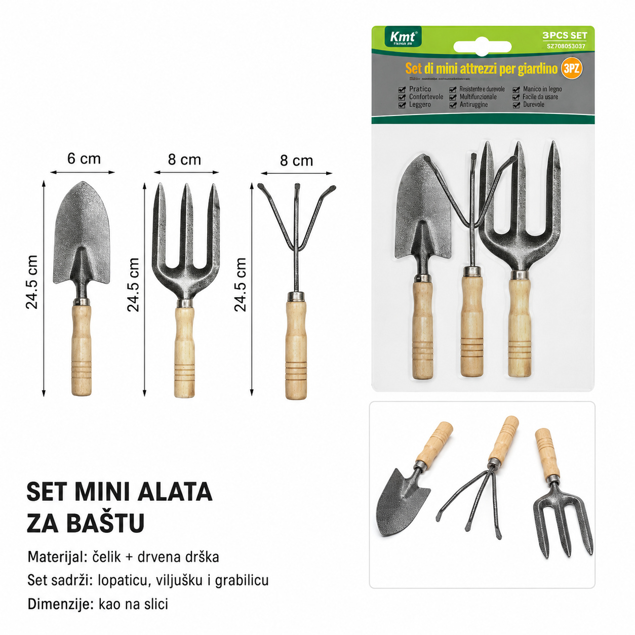 KMT Mini baštenski mali set 9364344