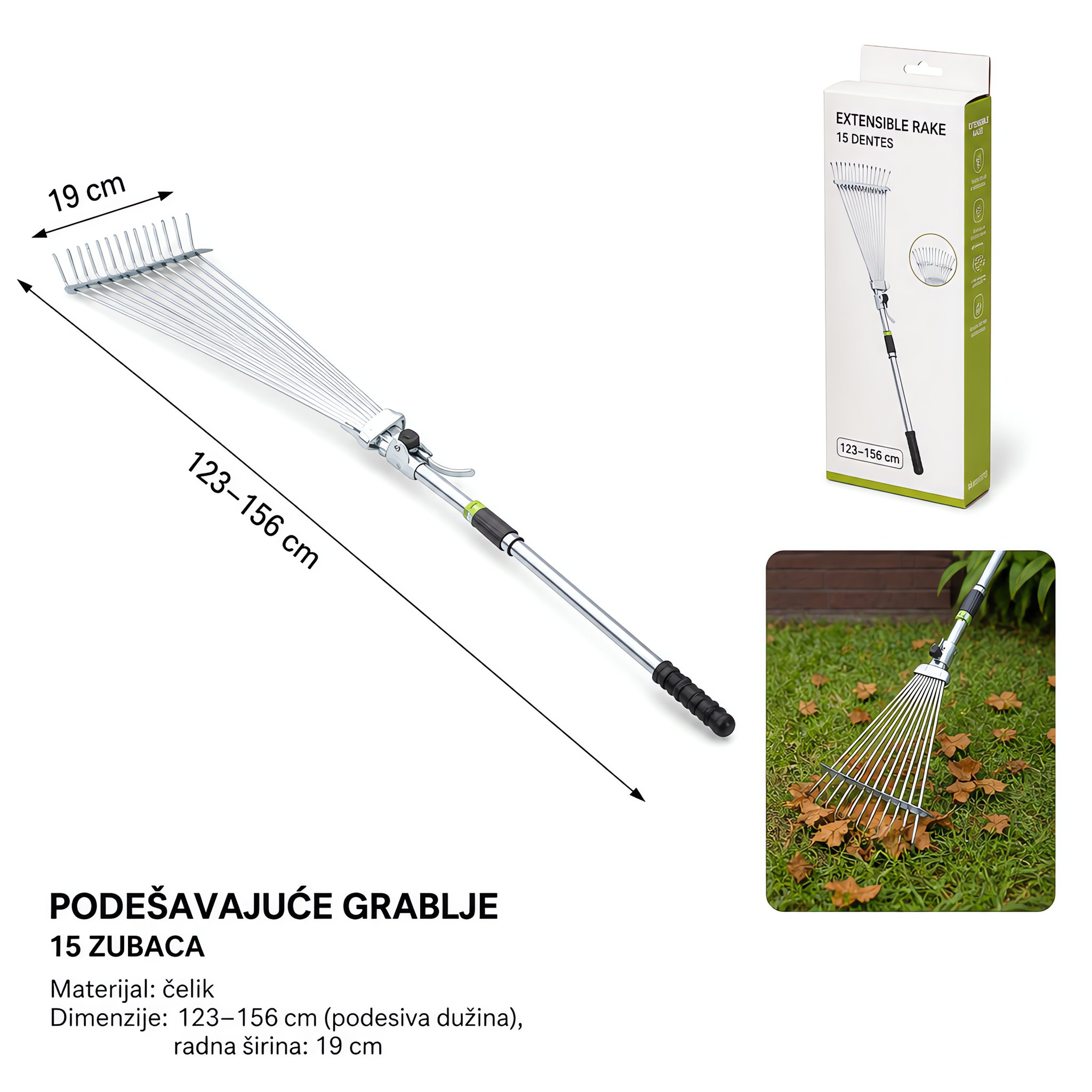 KMT 15 grabulje teleskopska 9364352-A
