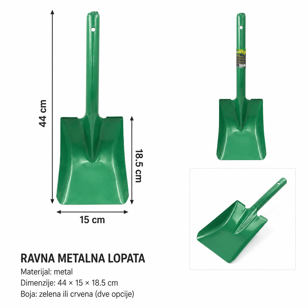 KMT Ravna glava ceo drška mali gvozdena poluga 9364358