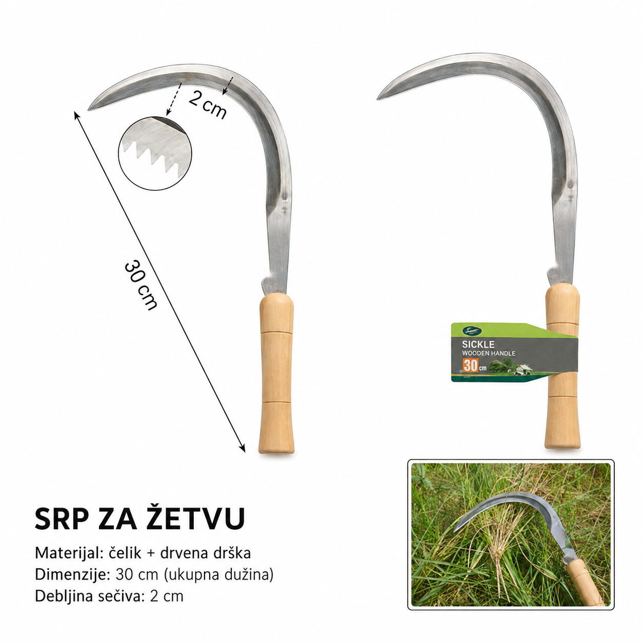 KMT Drvena drška testera 9364373