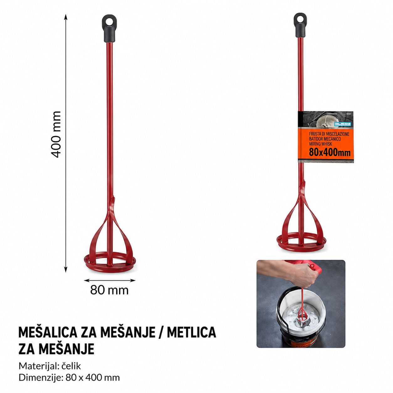 KMT Od nerđajućeg čelika štapić plastificirani 9364518