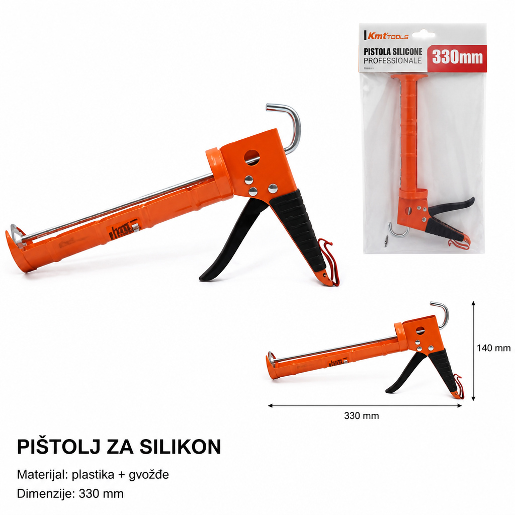 KMT Kožna drška plastični pištolj za silikon 9364524