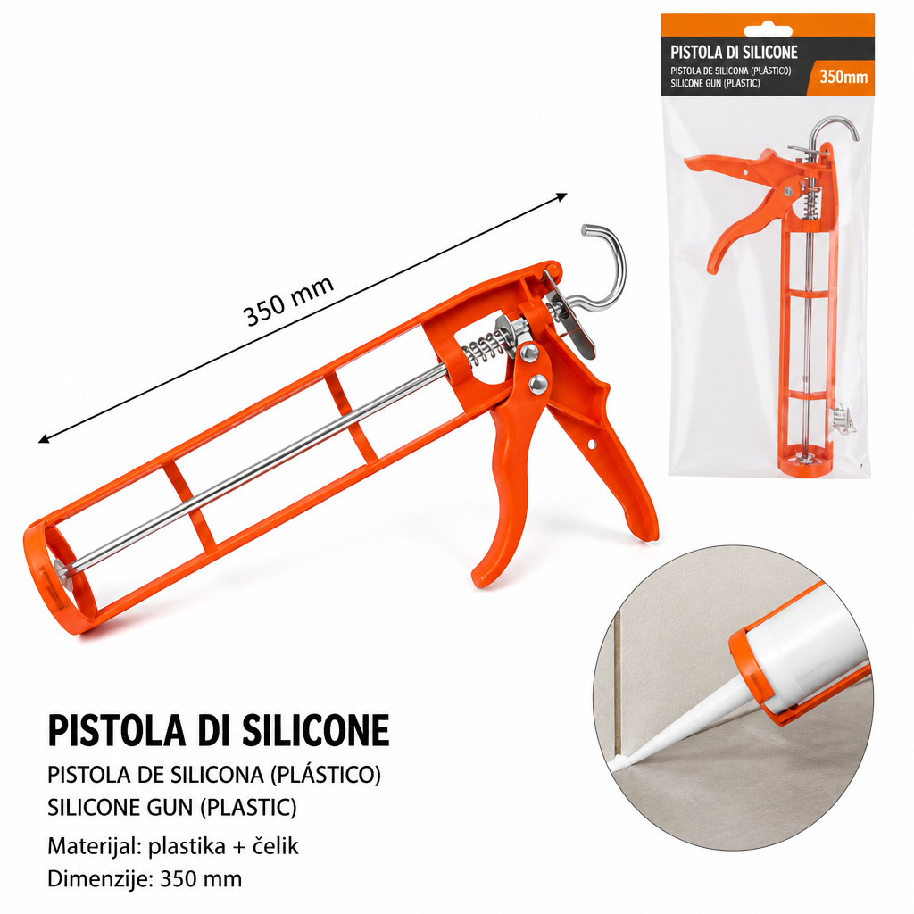 KMT Plastični pištolj za silikon 9364549