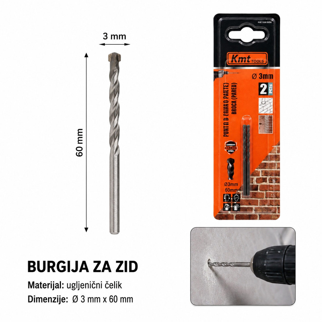 KMT Burgija za beton 9364685