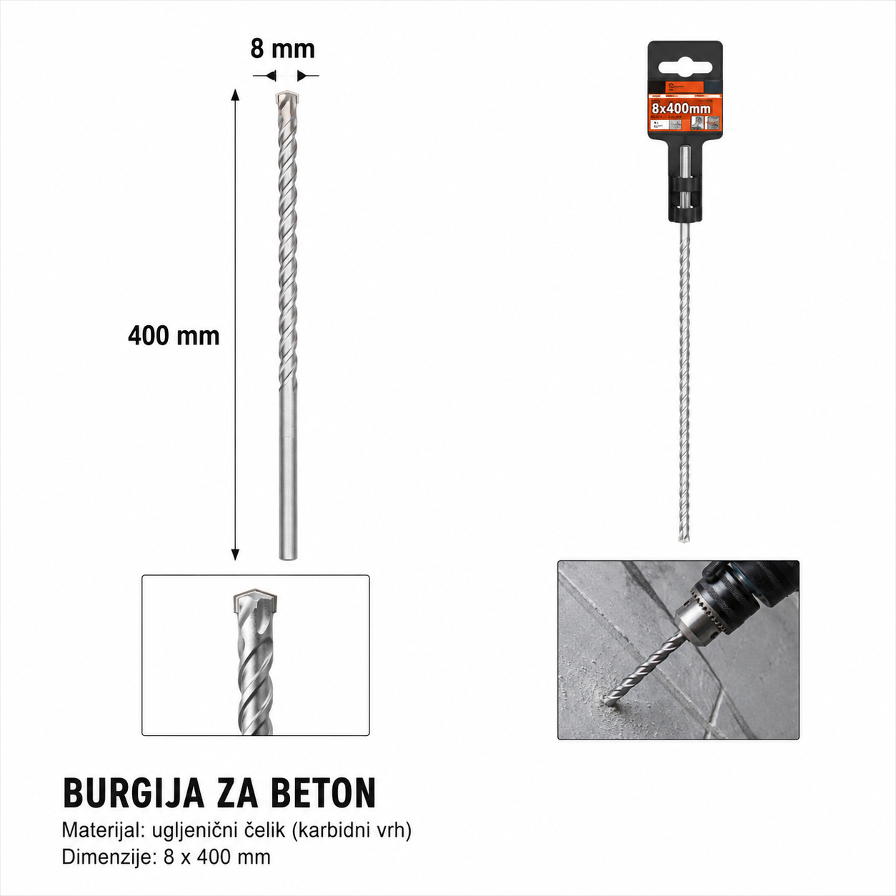 KMT Burgija za beton 9364691