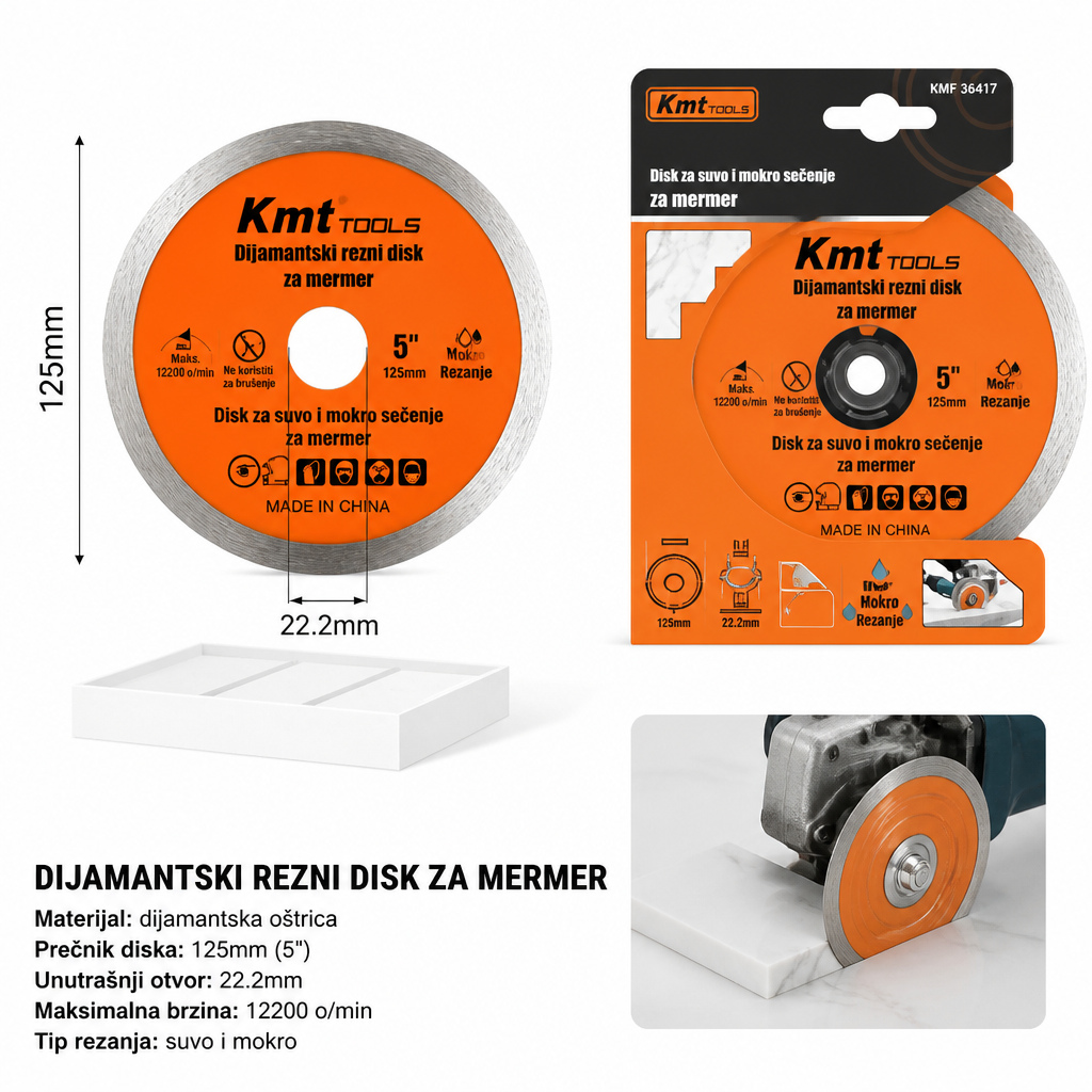 KMT List testere mermerni uzorak 9364717