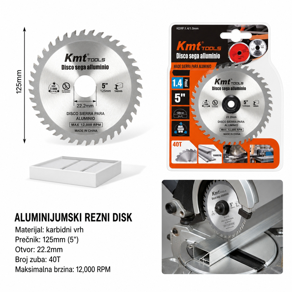 KMT Legure list testere testera aluminijumska 9364718