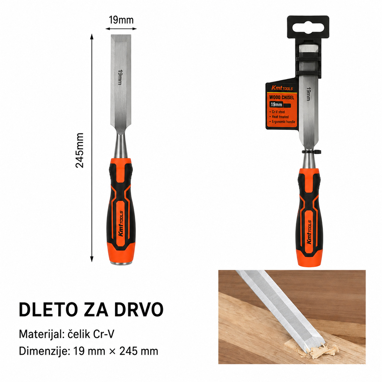 KMT Drvena drška dleto za 9367684