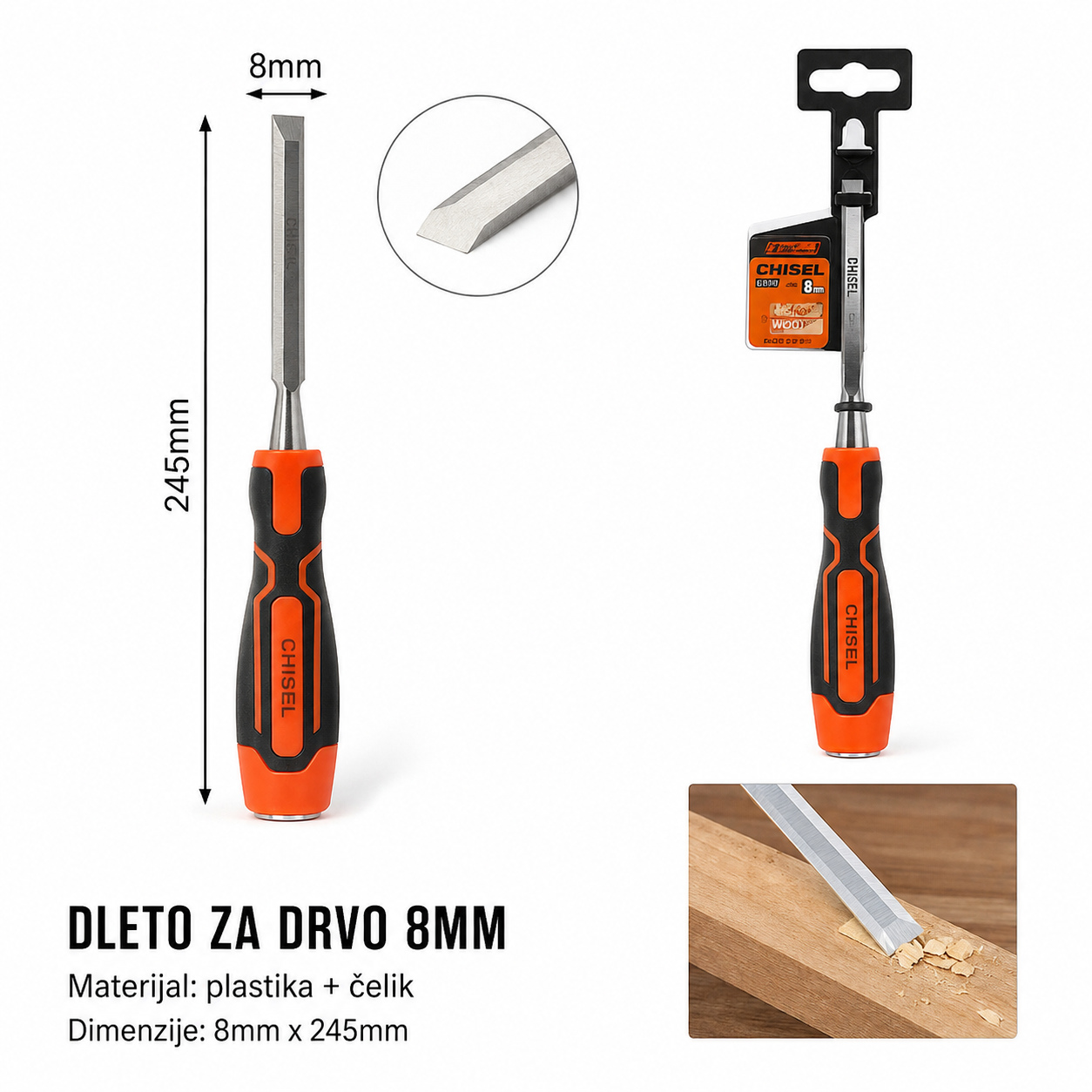 KMT Drvena drška dleto za 9367686