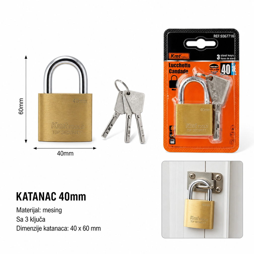 KMT Premium ukrasni ekseri brava 9367716