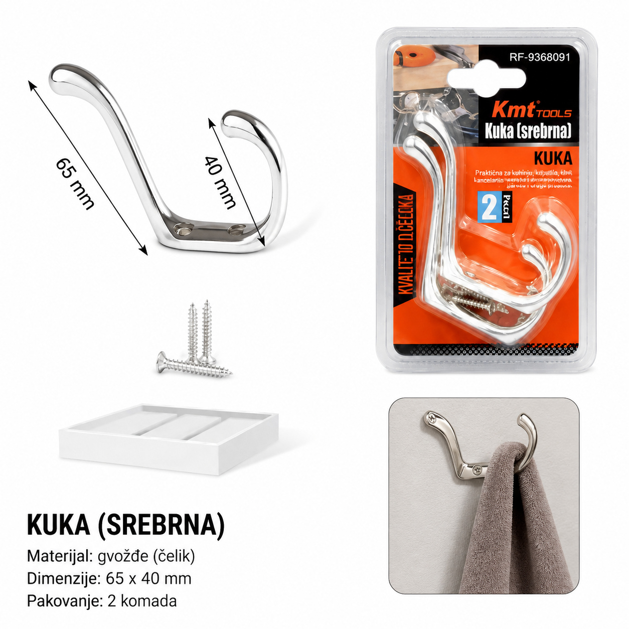 KMT Kuka srebrna 9368091