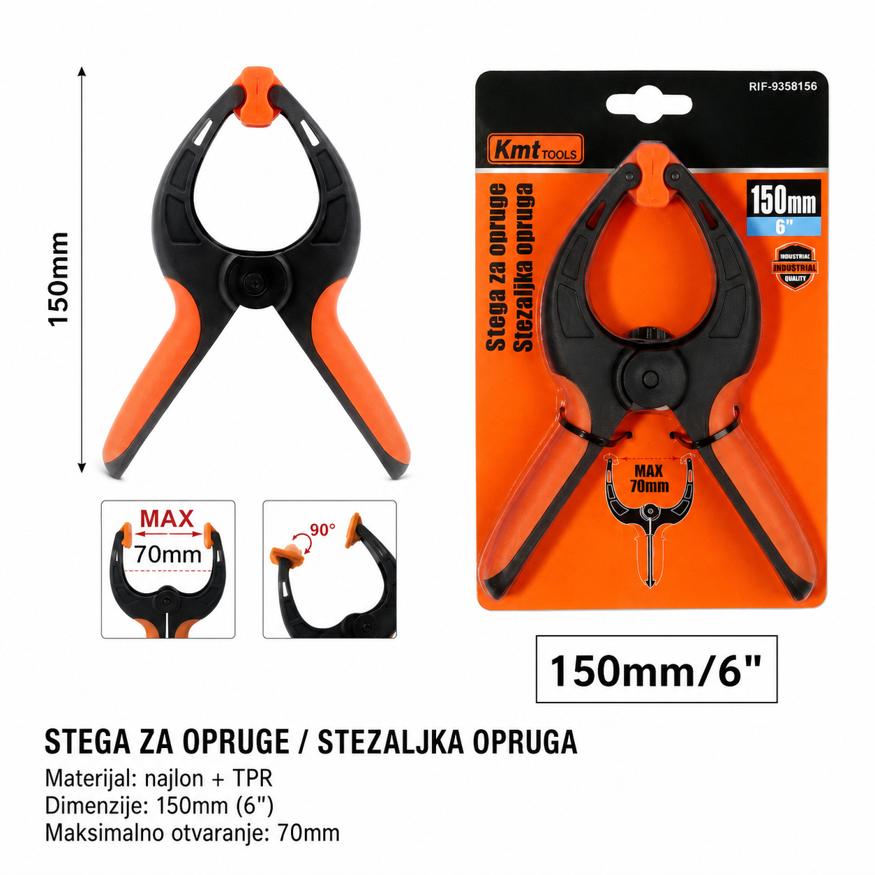 KMT Dvobojni opružna stega 9368156