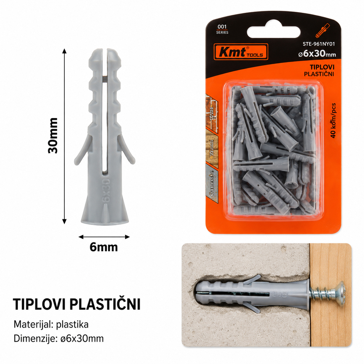 KMT Plavo beli dvobojni četvrtasti tipl 9368191