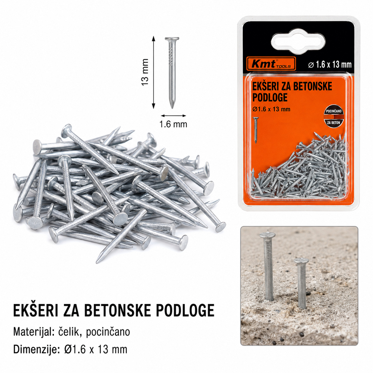 KMT Čelične spajalice 9368428