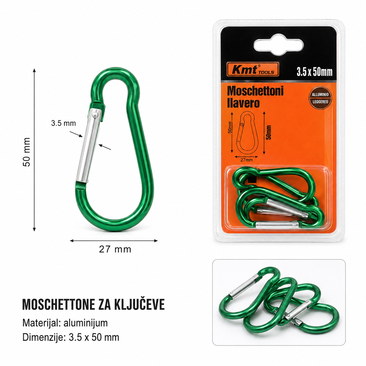 KMT Bez brava privezak za ključeve 9368709