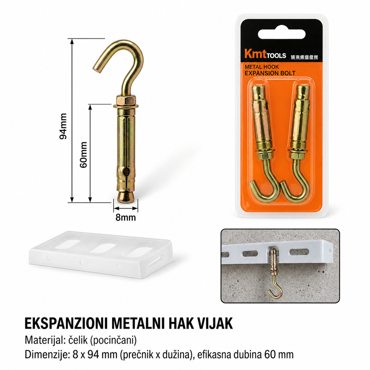 KMT Gvozdena novi materijal tipl sa svetlom 9368719