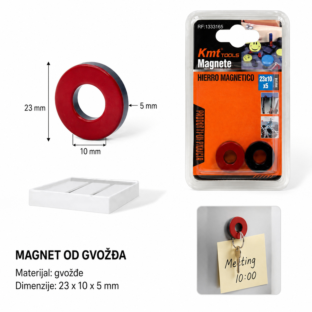 KMT Okrugli prsten za ronjenje jaki magnet 9368765