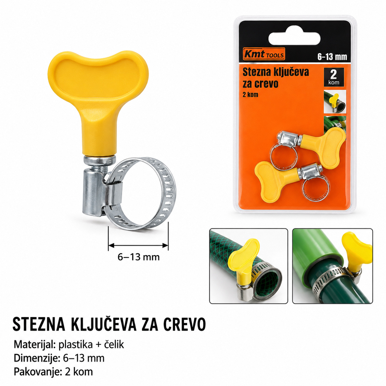 KMT Sa drškom brza obujmica cevi sedišta 9368775