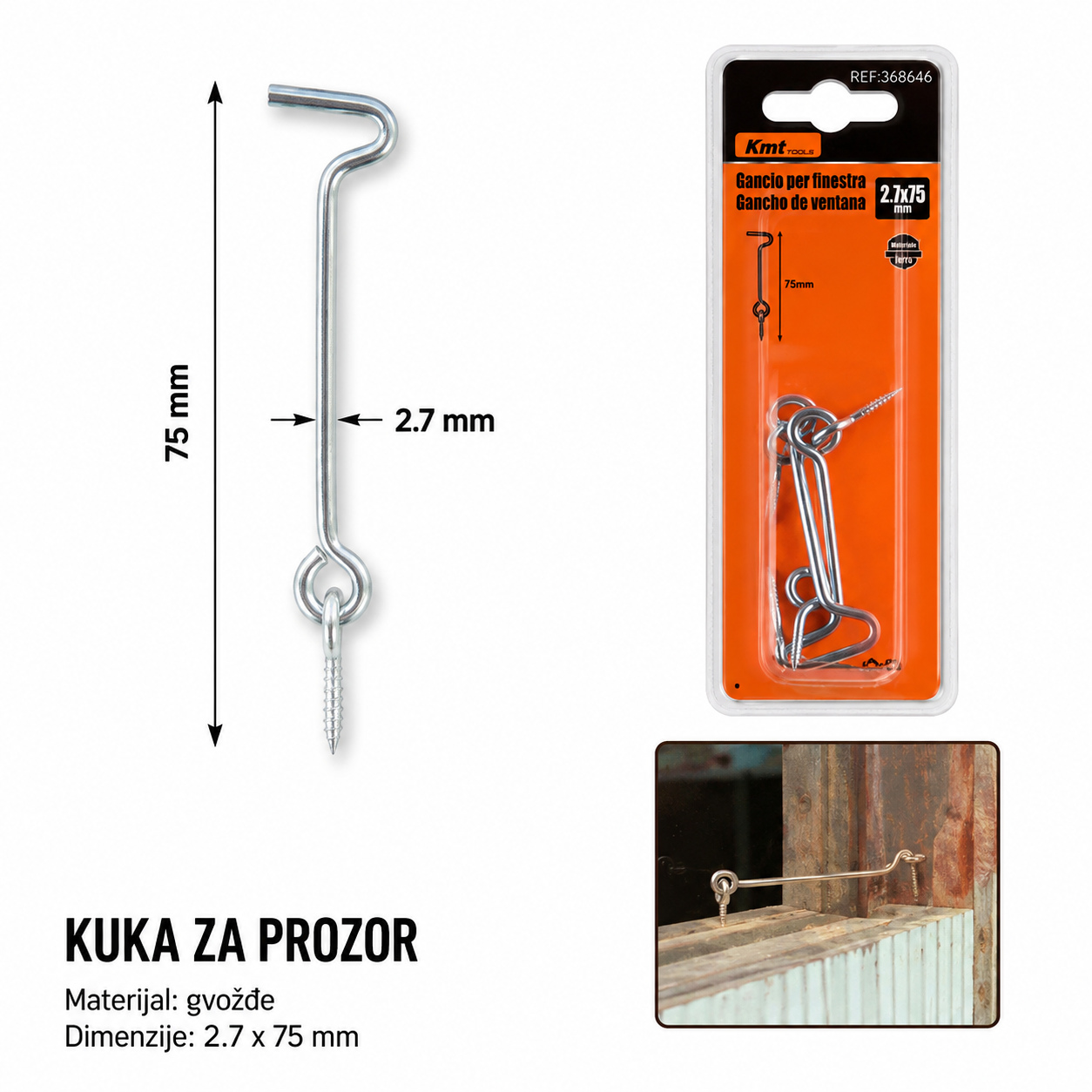 KMT Za vrata i prozore 9368846