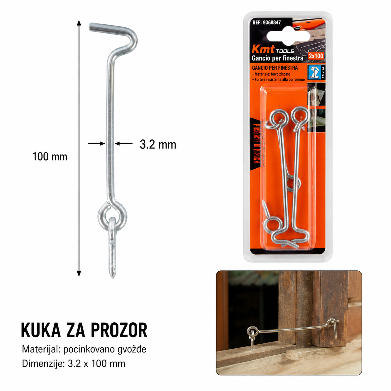 KMT Za vrata i prozore 9368847