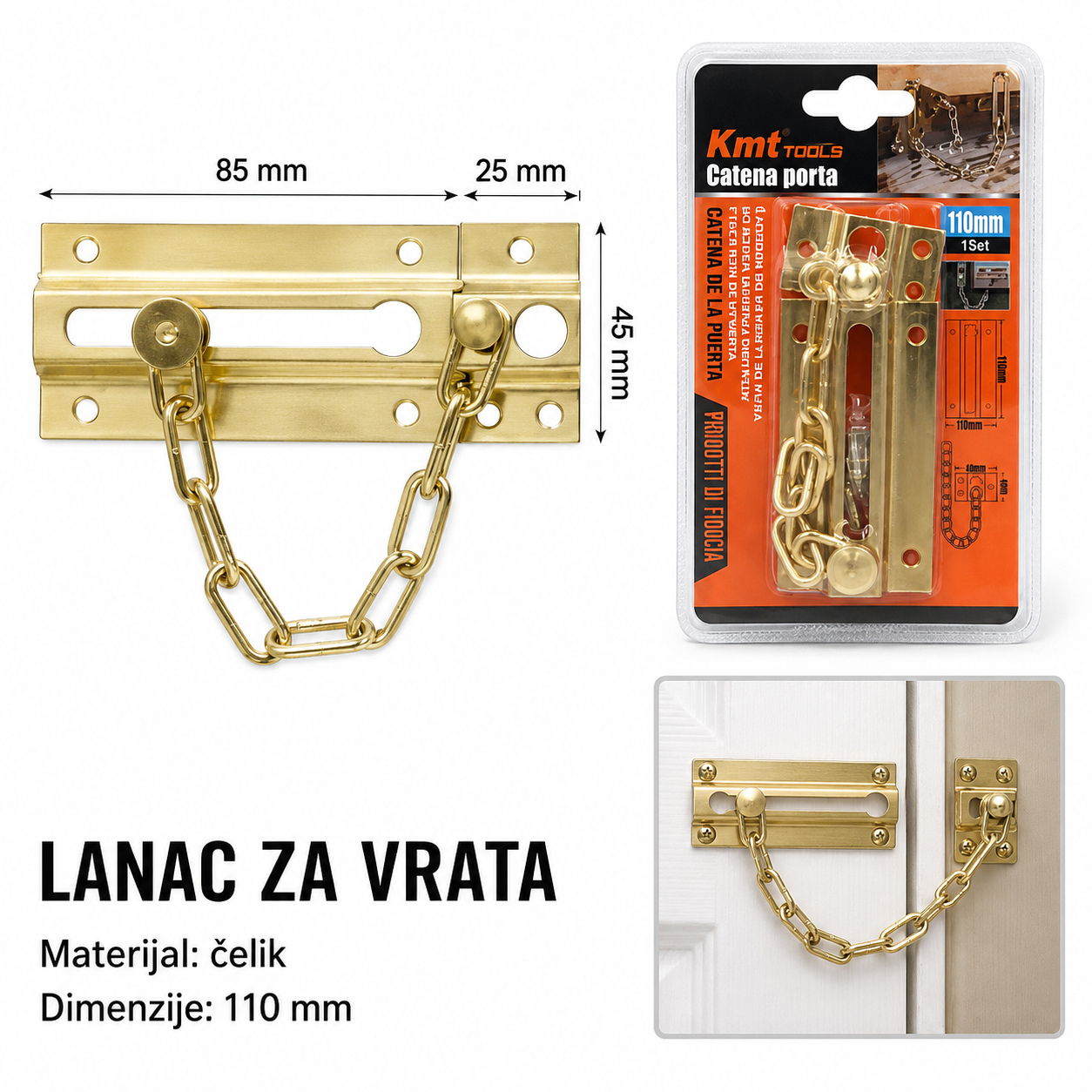 KMT Mali lanac zlatna 9368903