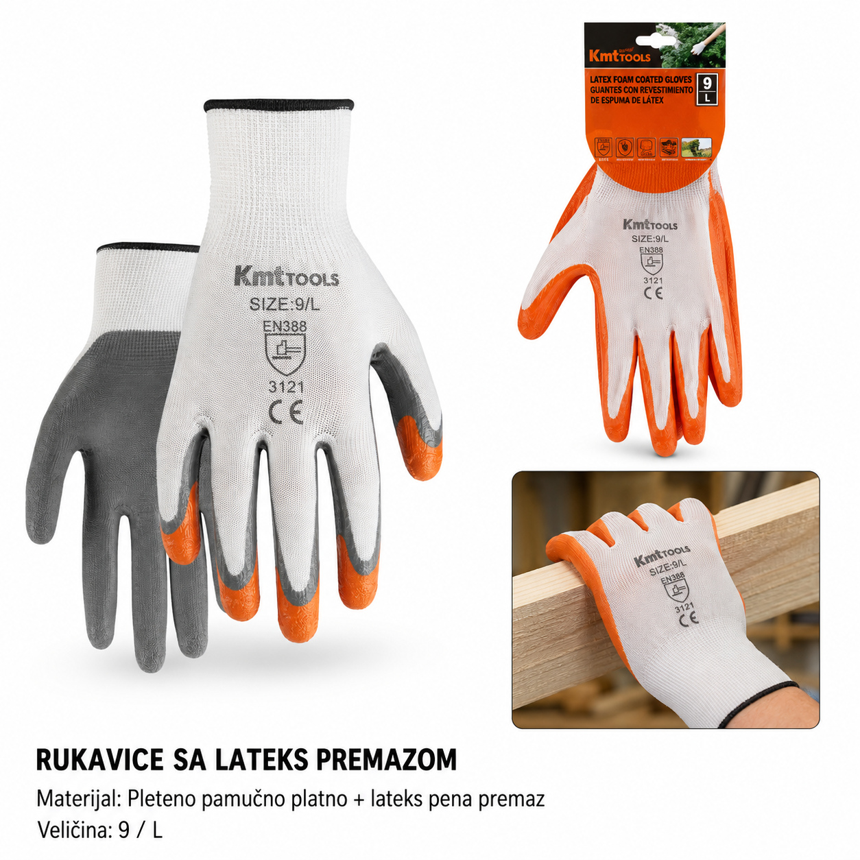 KMT Glatke nitrilne rukavice 9368934