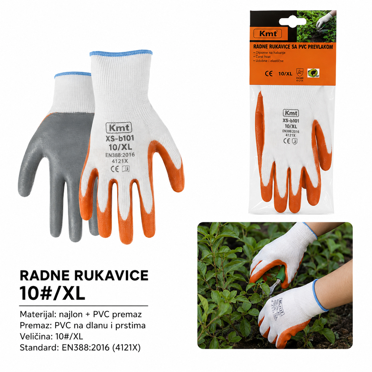 KMT Glatke nitrilne rukavice 9368935