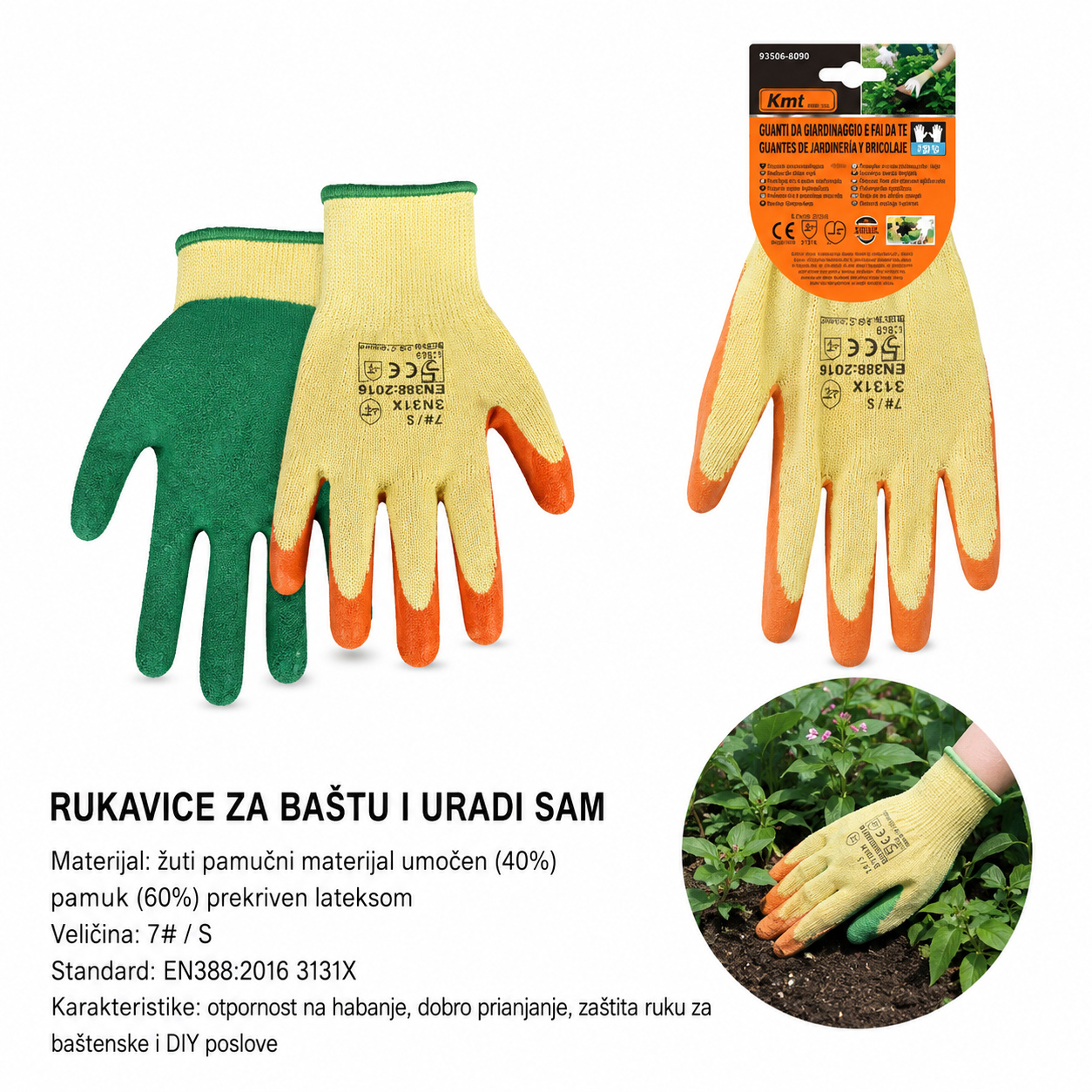 KMT 2 božićna ukrasna traka komada baštenske rukavice 9368938