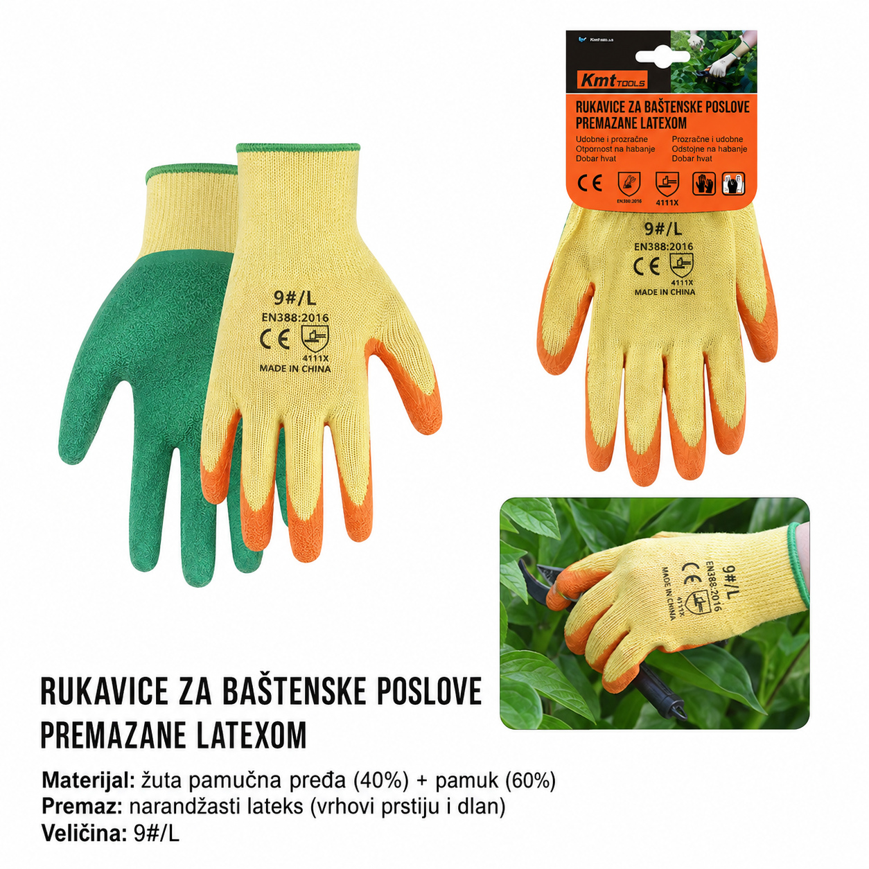 KMT 2 igle božićna ukrasna traka komada baštenske rukavice 9368940