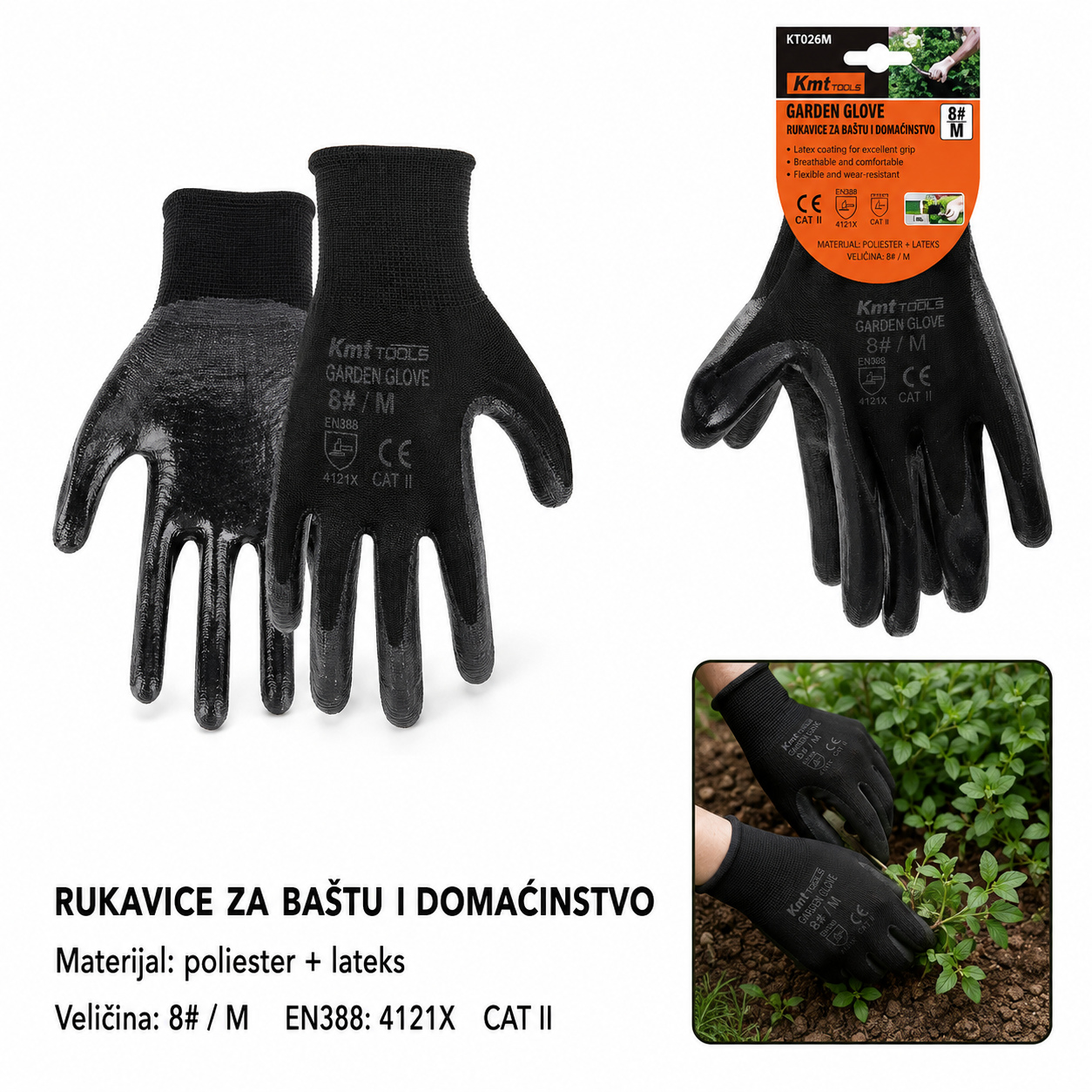 KMT Glatke nitrilne rukavice 9368948