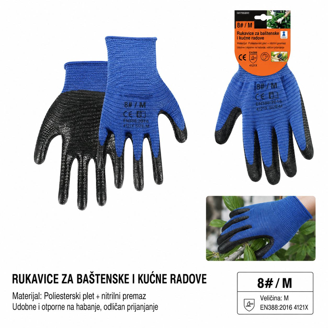 KMT U3 nitrilne rukavice 9368957