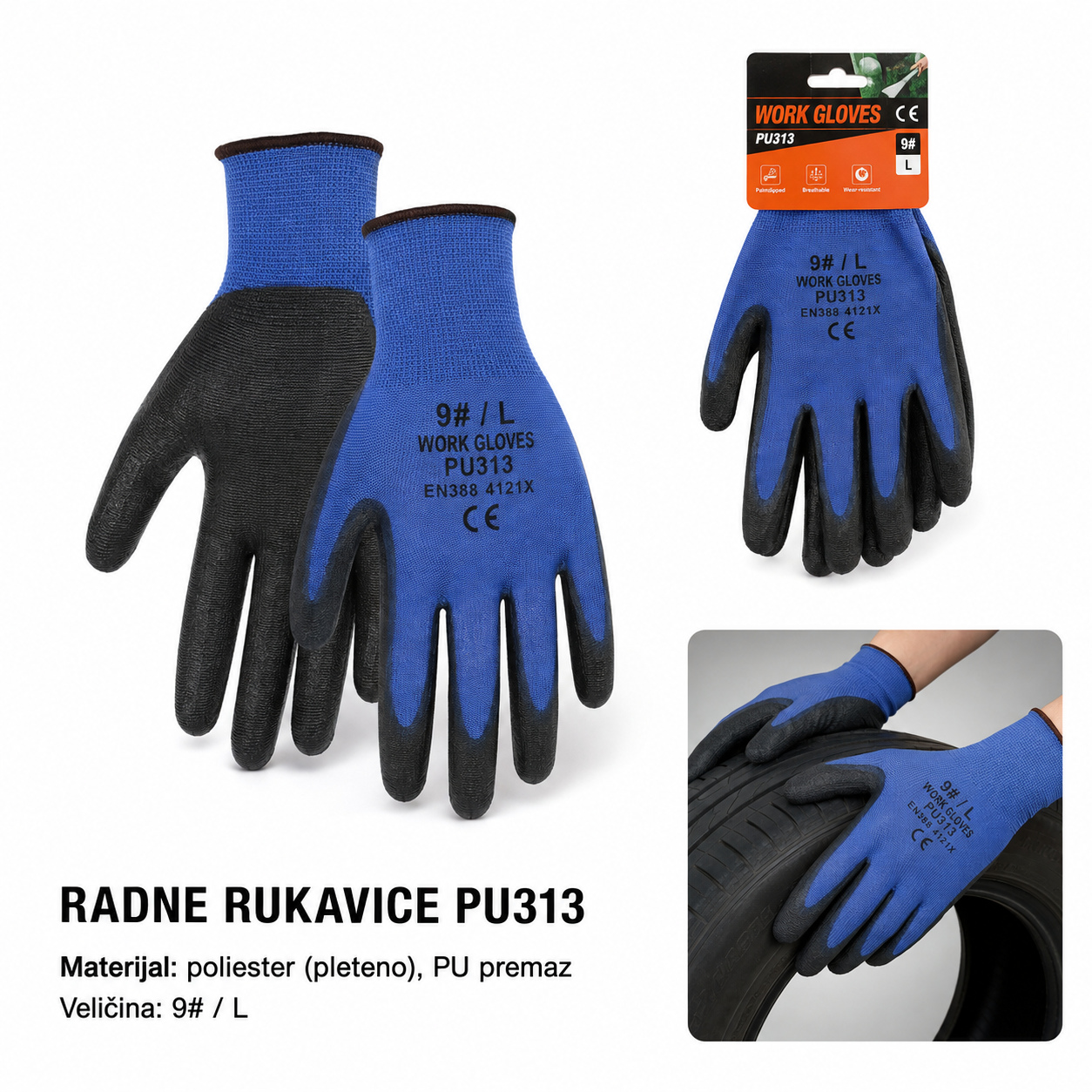 KMT U3 nitrilne rukavice 9368958