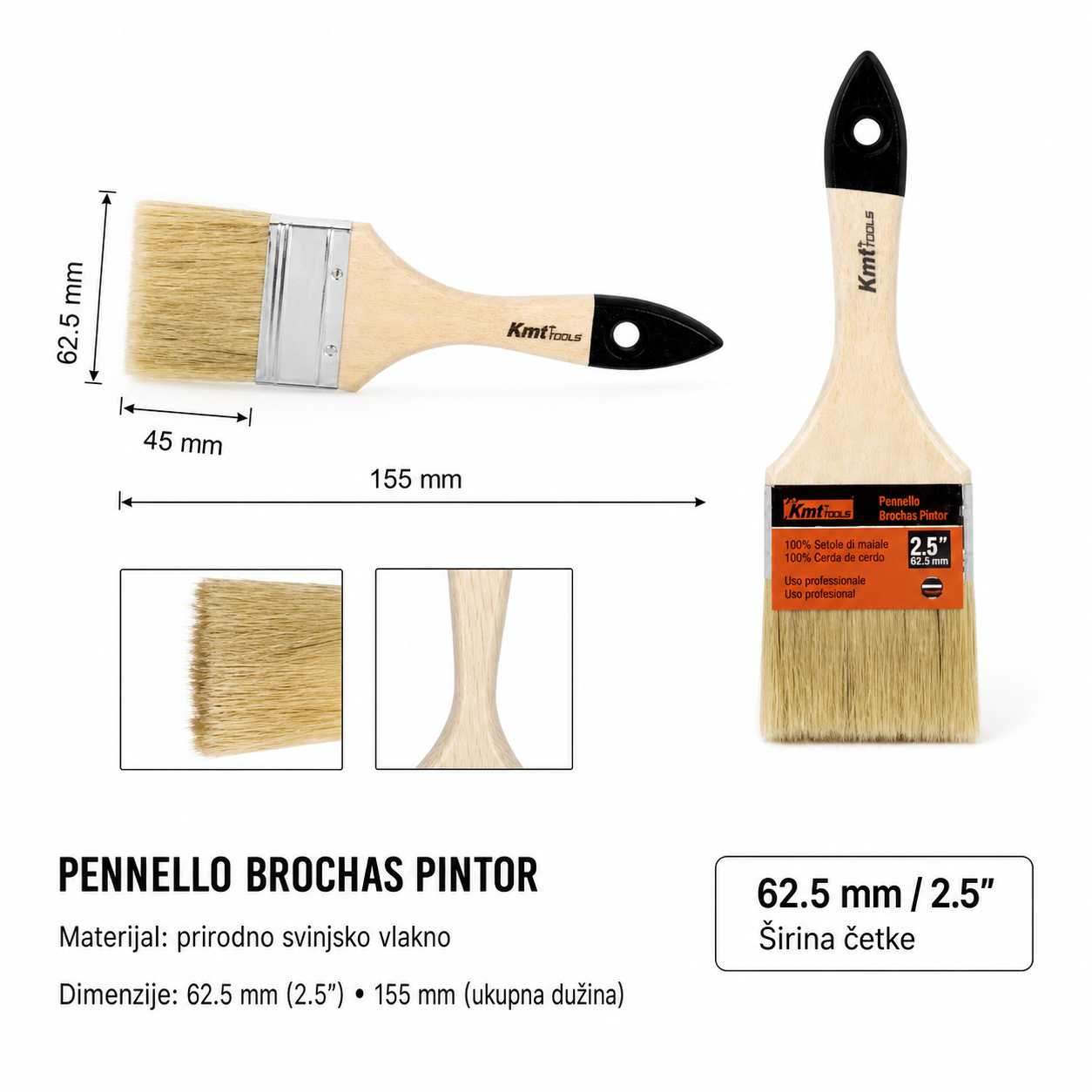KMT Plastična drška četka od 9369230