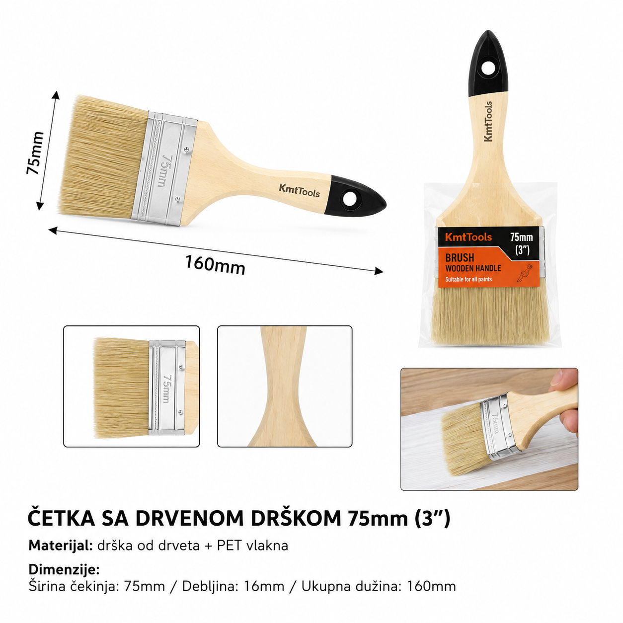 KMT Plastična drška četka od 9369231