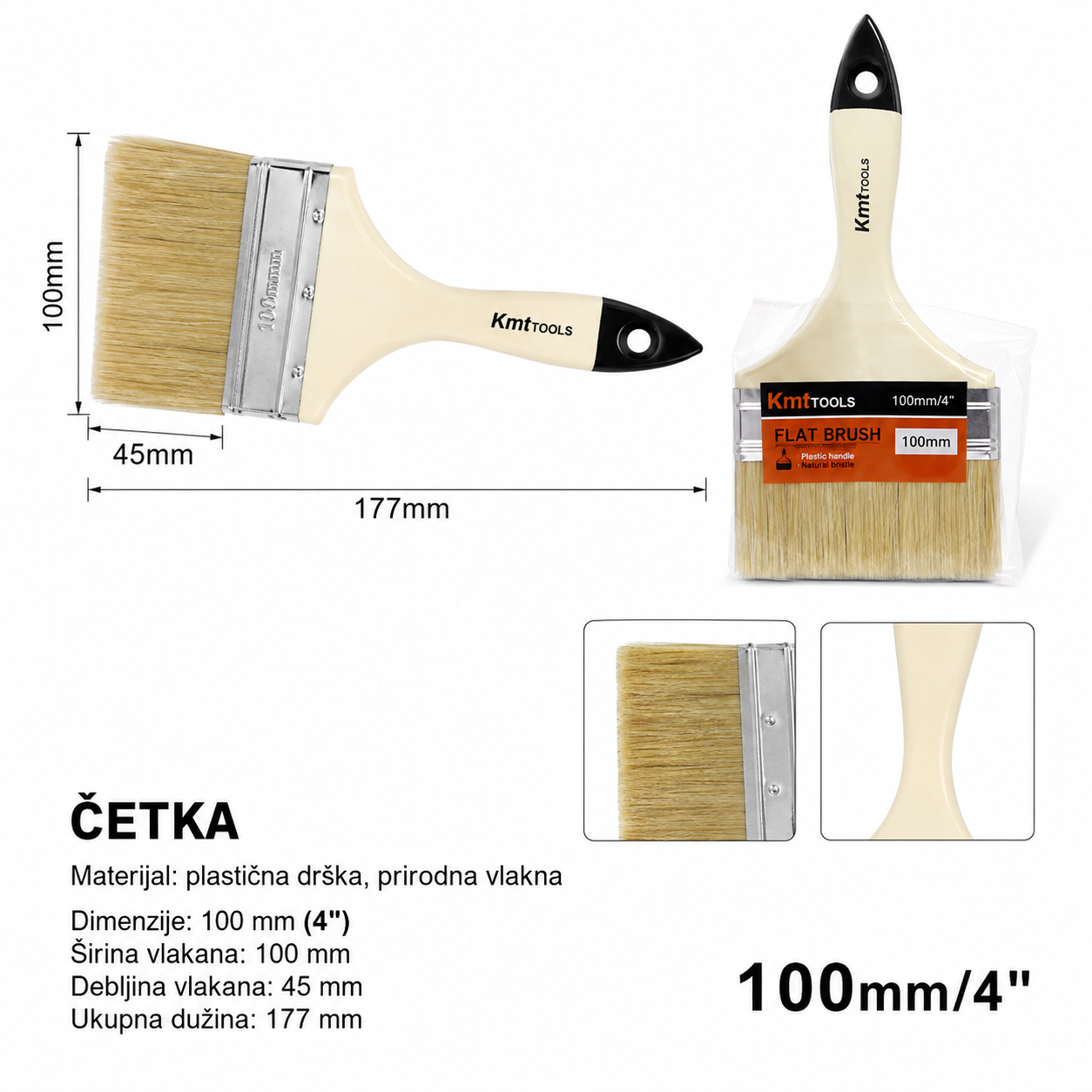 KMT Plastična drška četka od 9369232