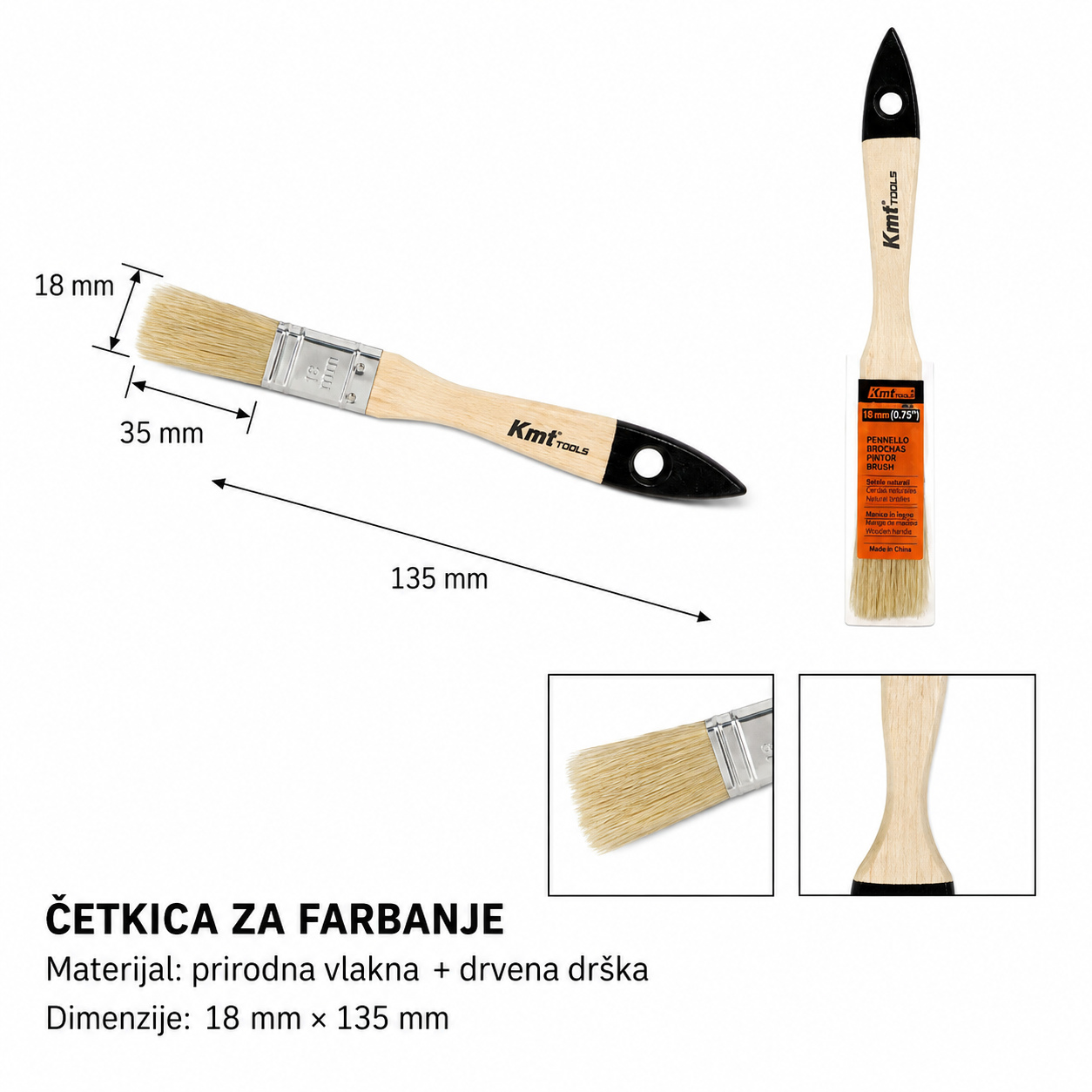 KMT Plastična drška četka od 9369236