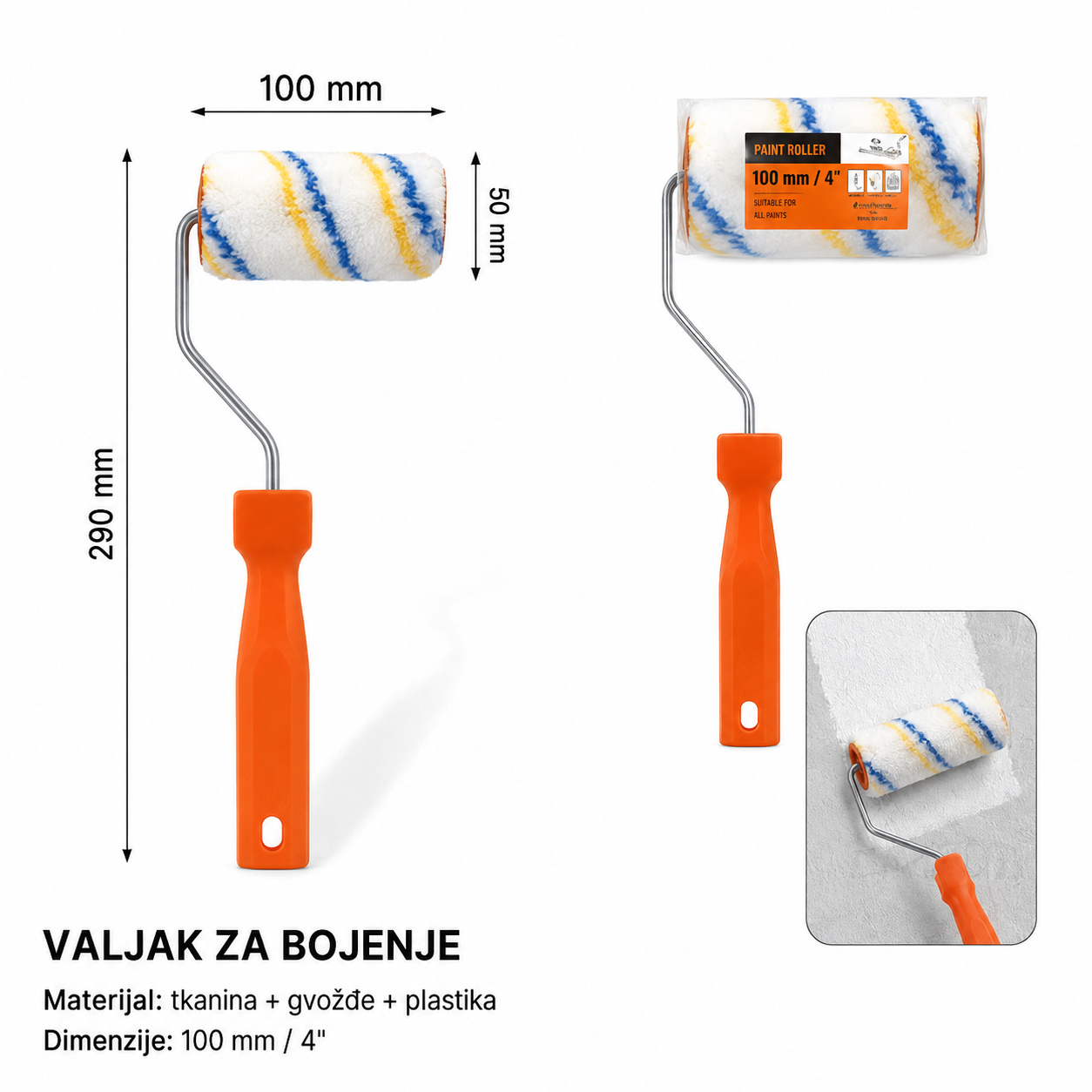 KMT Kamp stolica veliki plavi žuti četka 9369284