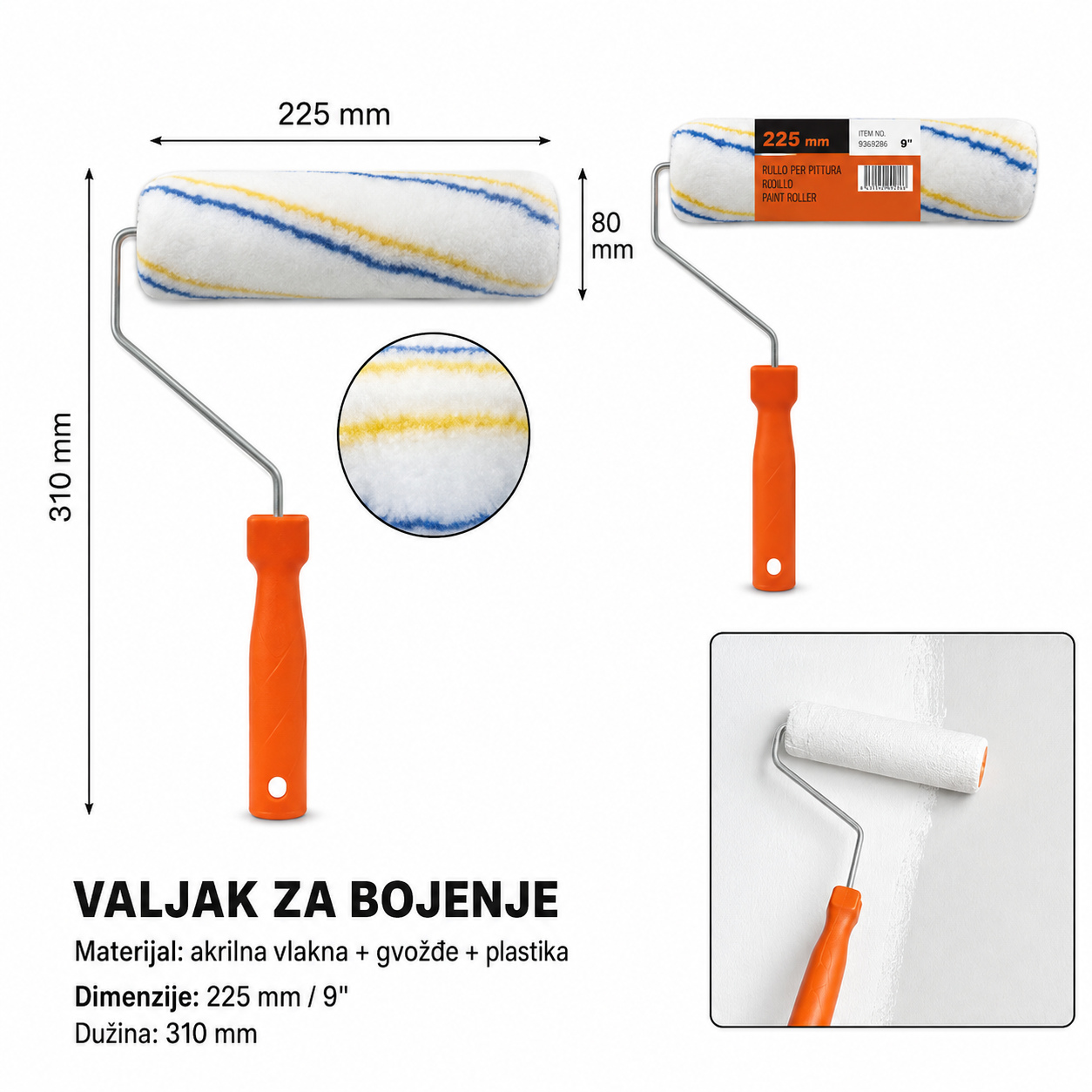 KMT Plavi žuti četka 9369286