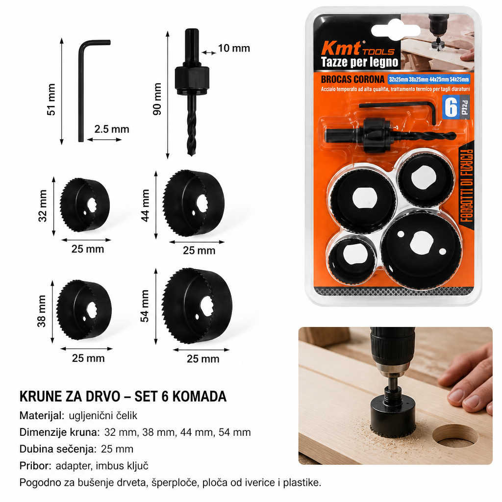 KMT Otvora testera 9369828