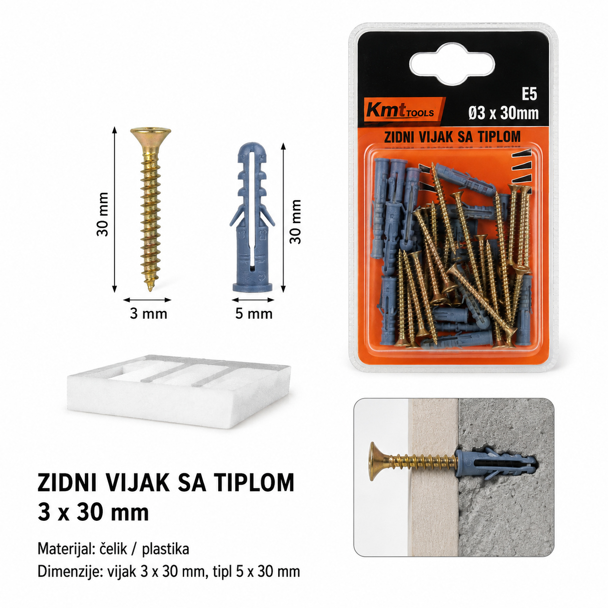 KMT Tipl sa šrafom 9369925