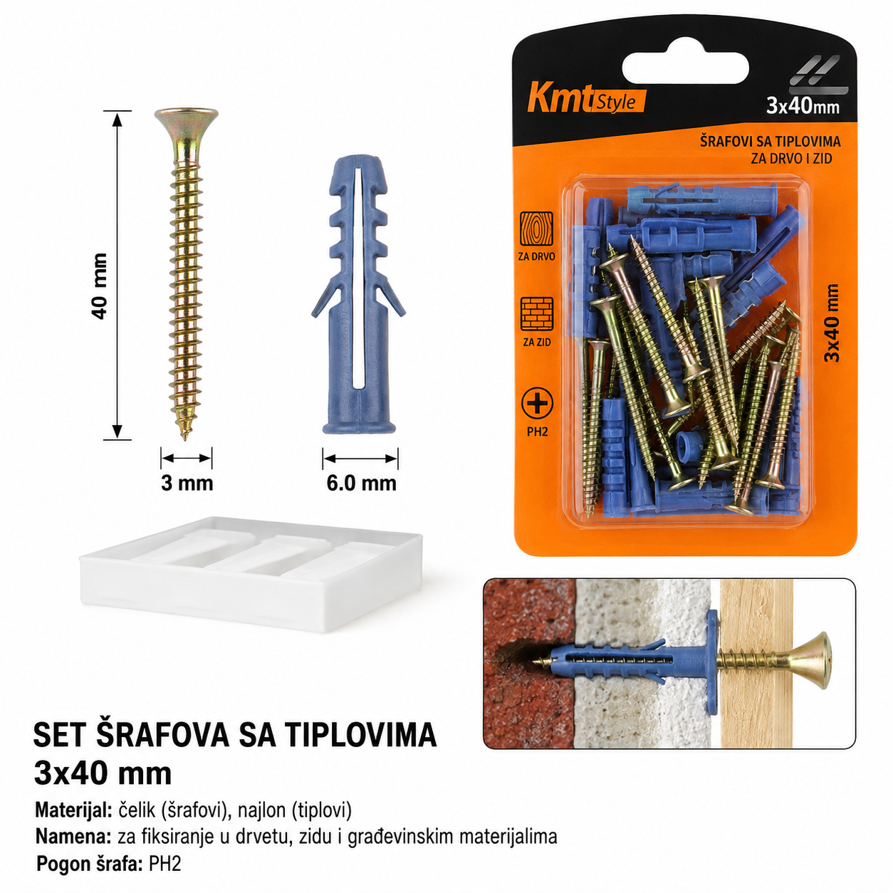 KMT Tipl sa šrafom 9369927
